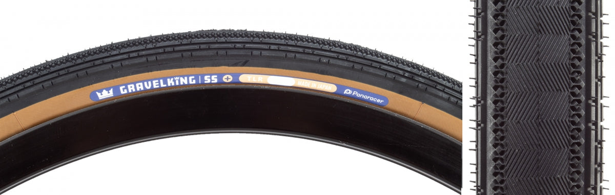 TIRE PAN GRAVELKING SS+ 700x45 FOLD TBLS BK/BN (O)