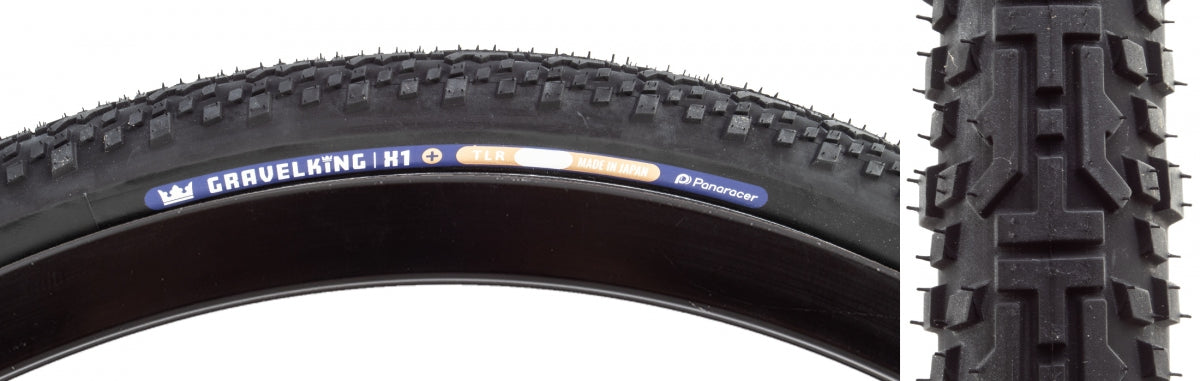 TIRE PAN GRAVELKING X1+ 700x45 FOLD TBLS BK/BK