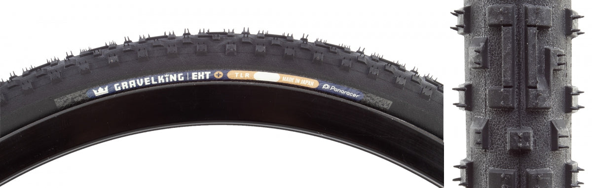 TIRE PAN GRAVELKING EXT+ 700x38 FOLD TBLS BK/BK (O)