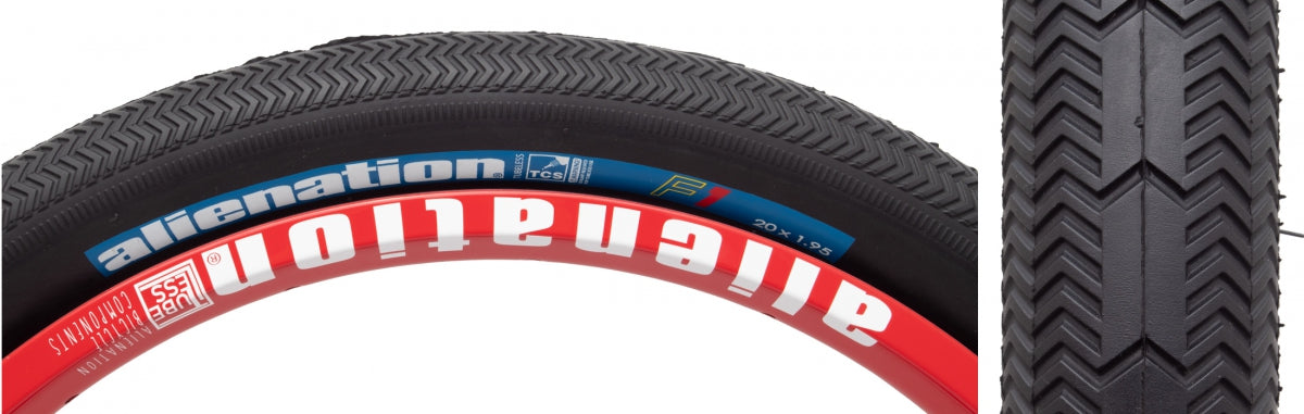 TIRE AN TCS F1 20x1.95 BLUE LABEL FOLD BK/BK