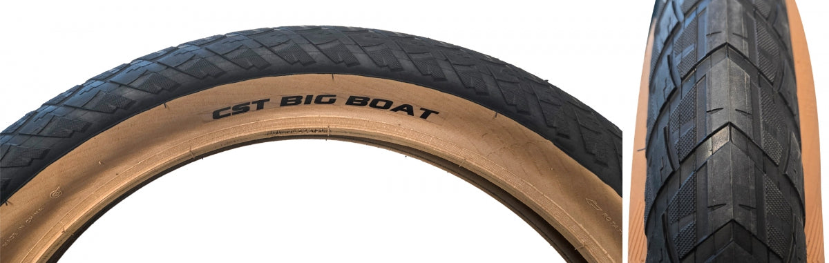 TIRE CSTP BIG BOAT 20x4.0 BK/SK WIRE