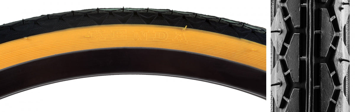 TIRE SUNLT 26x1-1/2 650B BK/GM STREET K125 584mm WIRE
