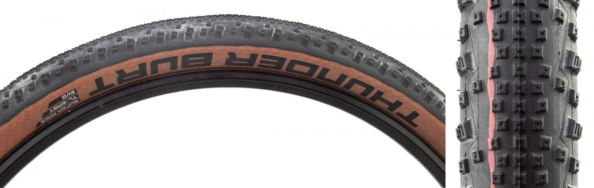 TIRE SWB THUNDER BURT 29x2.35 EVO S-RACE BK/TAN ADDIX SPEED TLR E25 FOLD