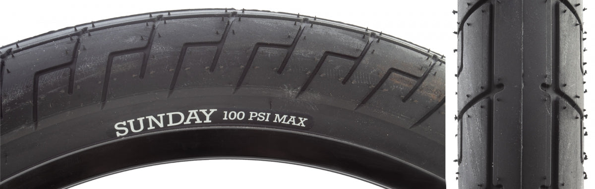 TIRE SUNDAY STREET SWEEPER V2 20x2.25 BK/BK WIRE