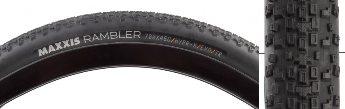 TIRE MAX RAMBLER 700x45 BK FOLD/120 HYPR-X/EXO/TR