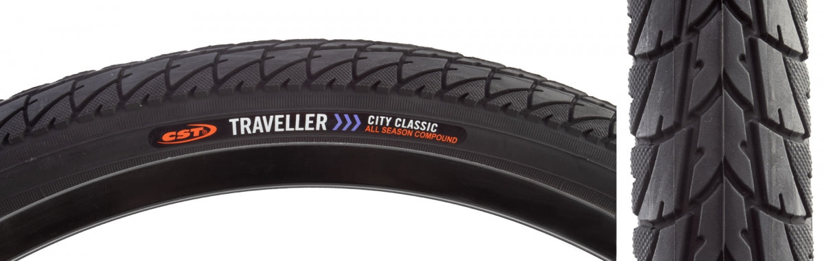 TIRE SUNLT 24x1.75 CST1446 BK/BK STREET WIRE (P)