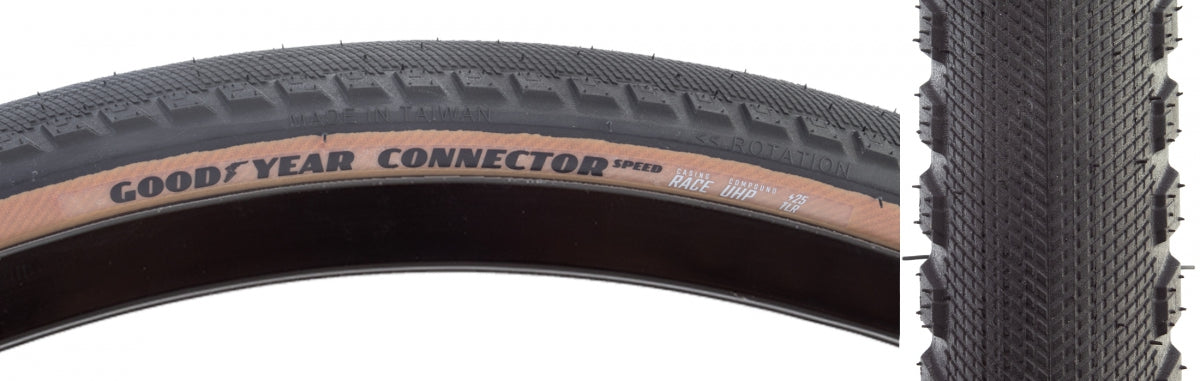 TIRE GOODYEAR CONNECTOR SPEED RACE 700x40 BK/TRANS-SK FOLD TLR