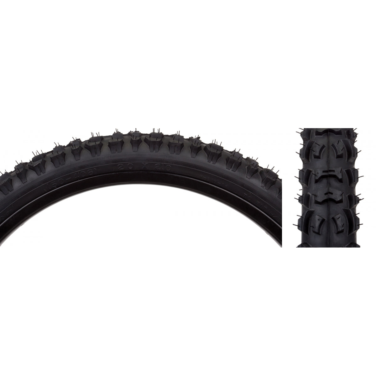 TIRE SUNLT 20x2.0 BK/BK SMOKE K816 WIRE