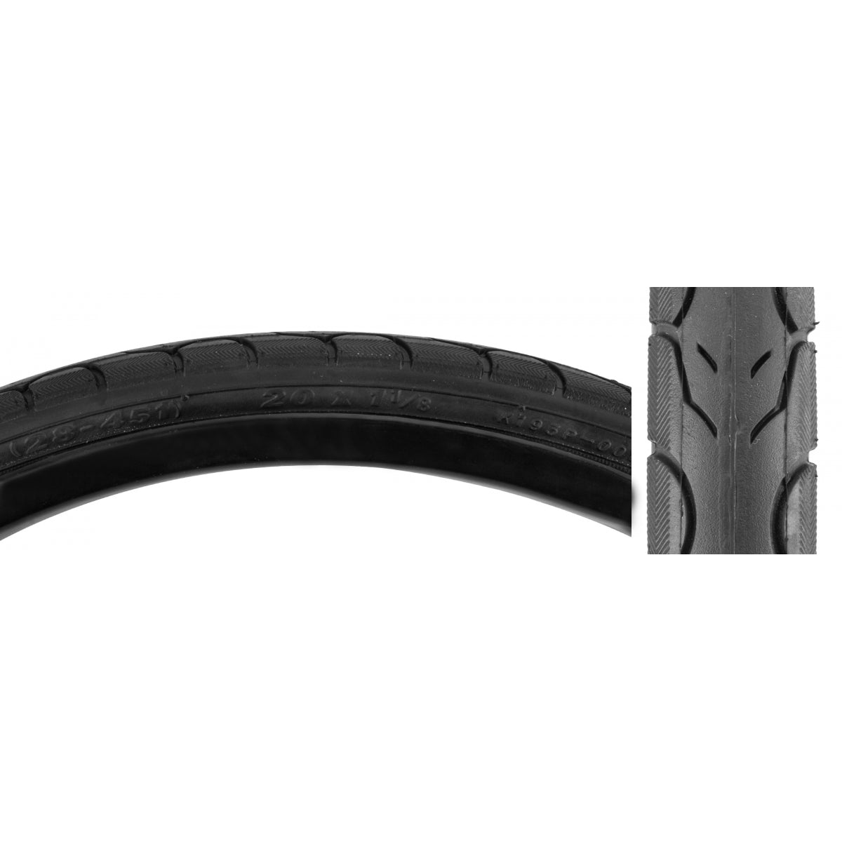 TIRE KEN KWEST 20x1-1/8 BK/BK SRC/60 WIRE 100psi