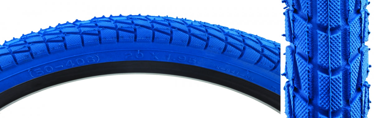 TIRE SUNLT 20x1.95 BU/BU KONTACT K841 WIRE