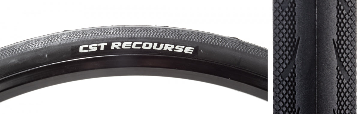 TIRE CSTP RECOURSE 700x25 BK WIRE