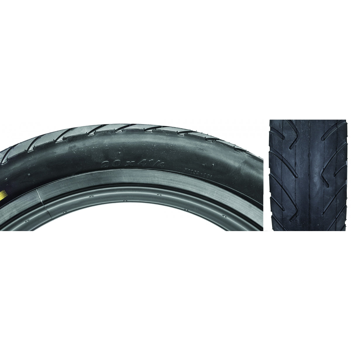 TIRE SUNLT 20x4-1/4 BK/BK WIRE K1032