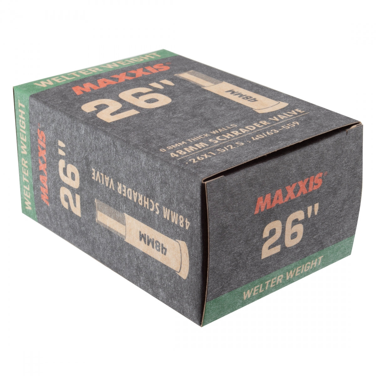 TUBE MAX 26x1.5-2.5 SV 48mm WELTERWEIGHT MTB REMOVABLE-CORE