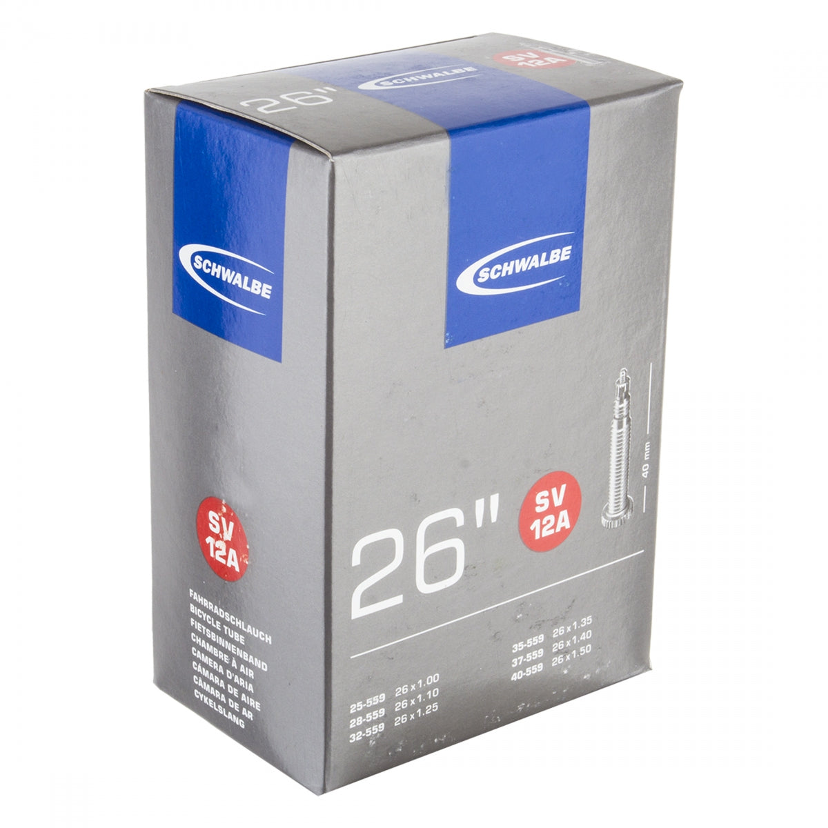 TUBE SCHWALBE 26 559x25/40 PV 40mm