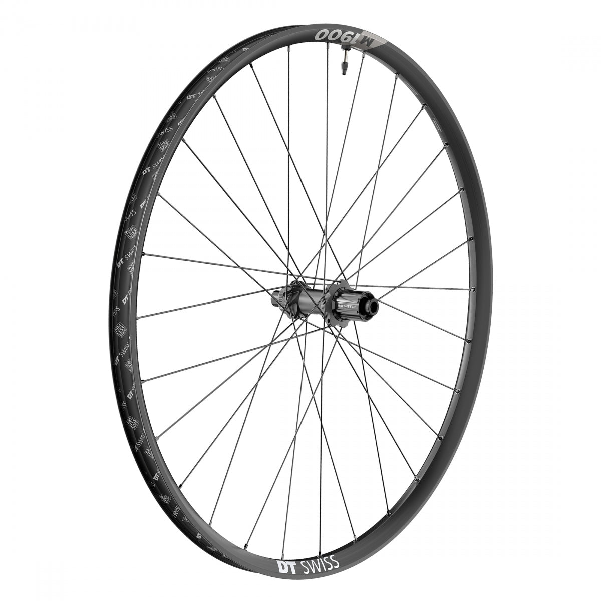 WHL RR DT 27.5 584x30 M1900 SPLINE 148x12mmTA CL/6B 8-11sMTB TBLS w/TAPE & VALVE
