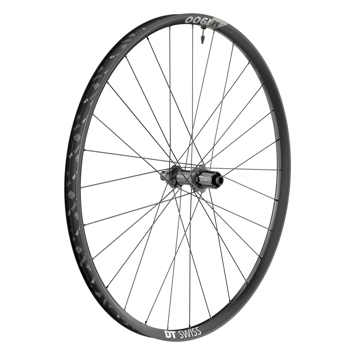WHL RR DT 27.5 584x30 M1900 SPLINE 142x12mmTA CL/6B 8-11sMTB TBLS w/TAPE & VALVE