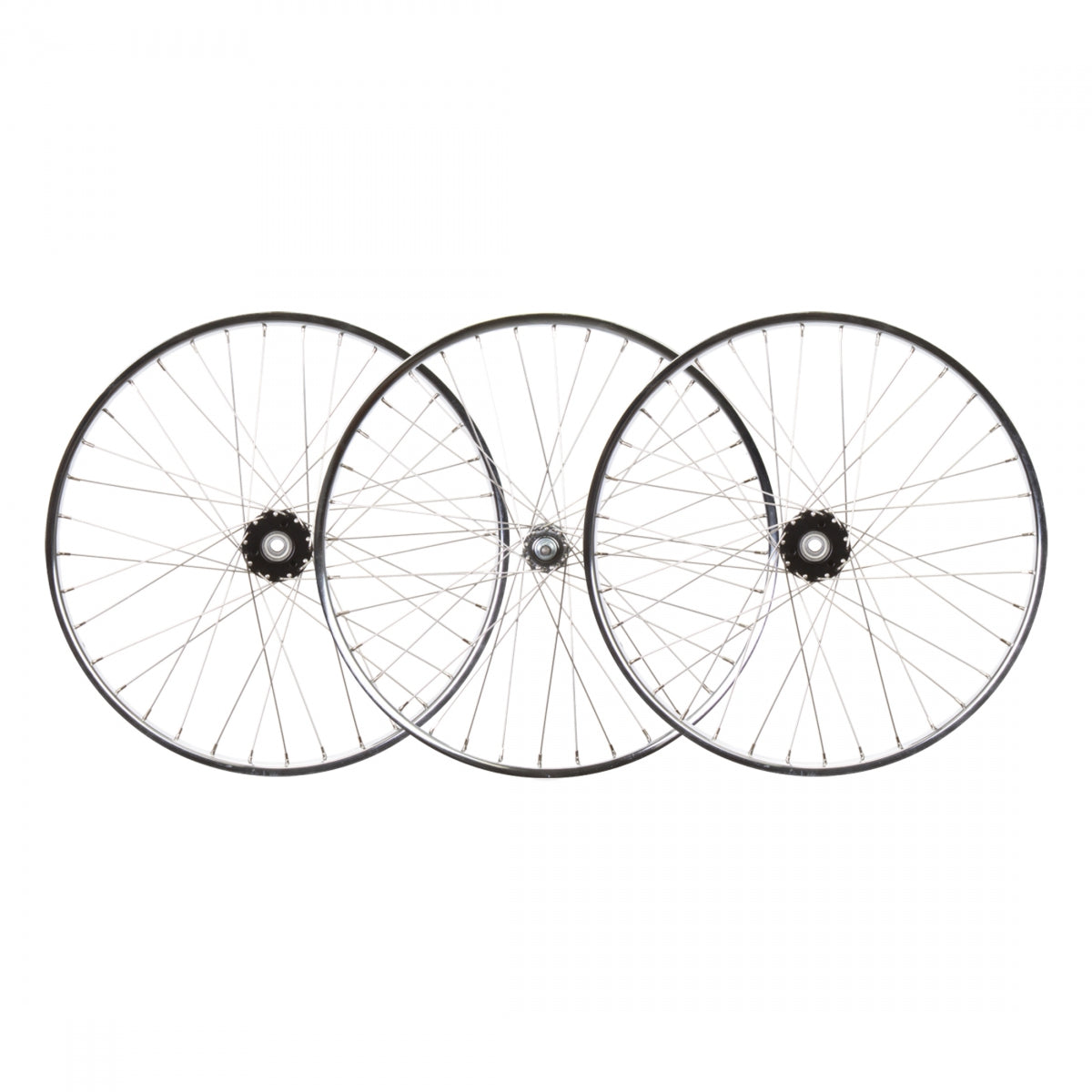 WHL SET 24x2.125 507x28 STL CP 36 TRIKE15mm w/BEARINGS 12gUCP