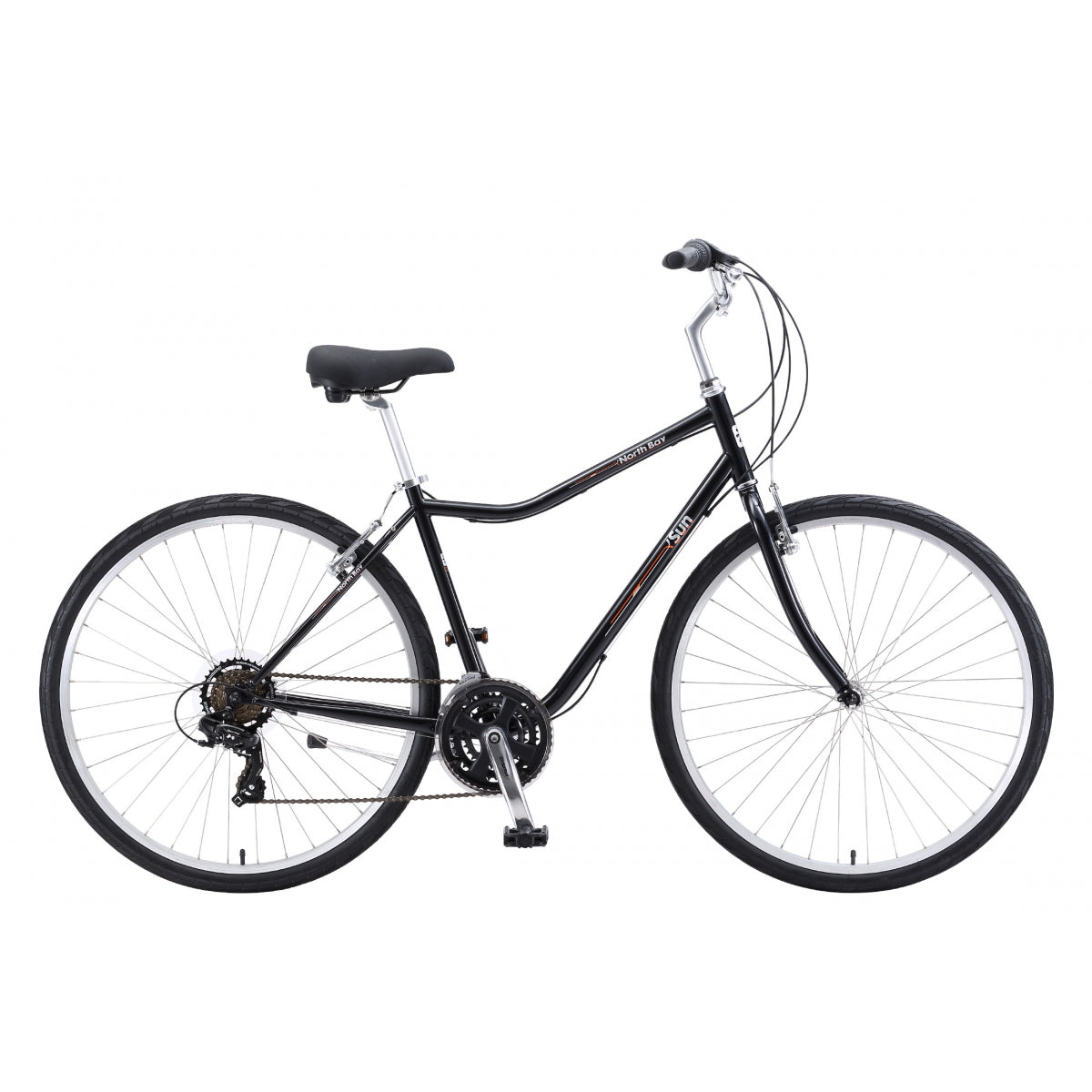 BIKE SUN NORTH BAY STL M18.5 21S BK