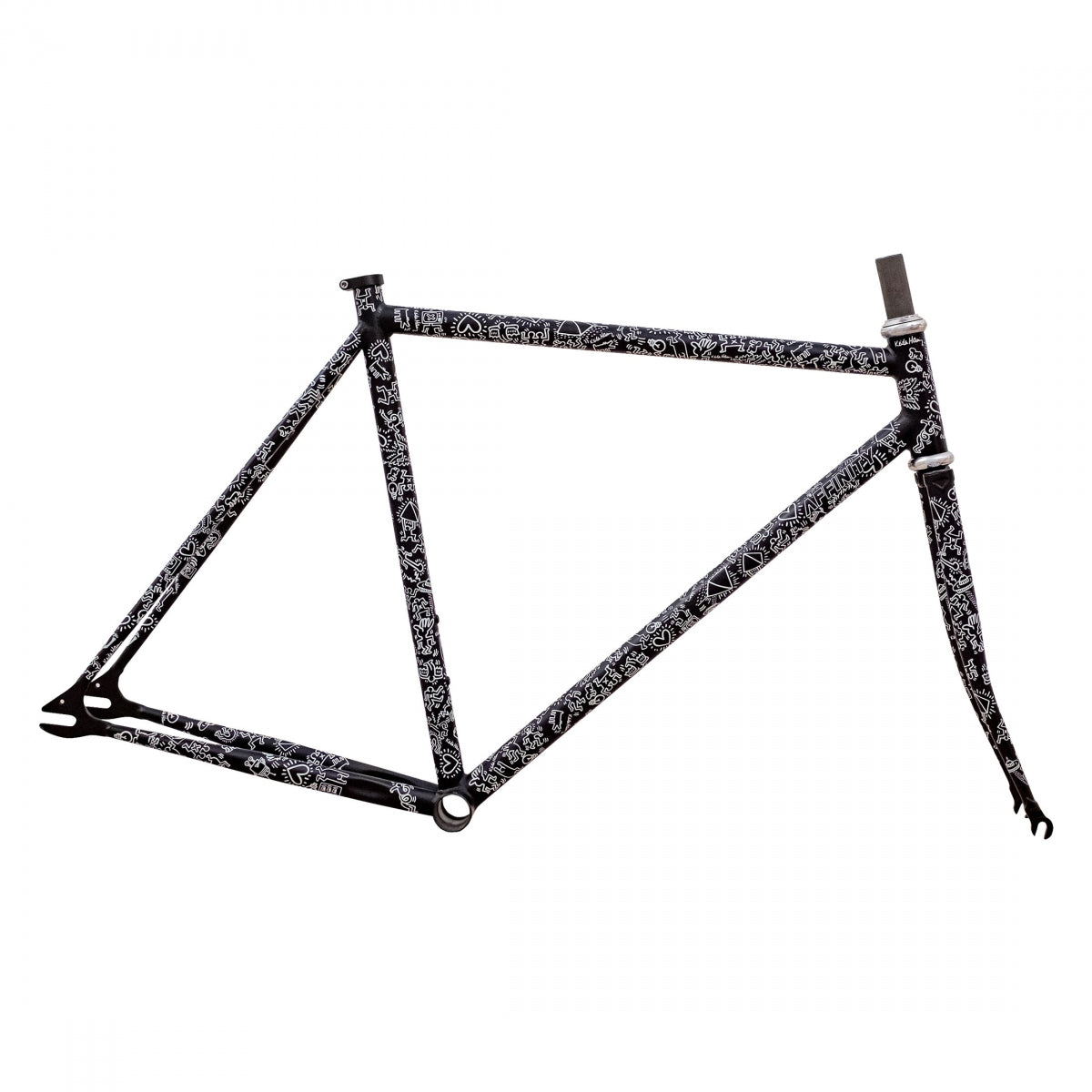 FRAME AFFINITY METRO KEITH HARING BK/WH LG w/FORK
