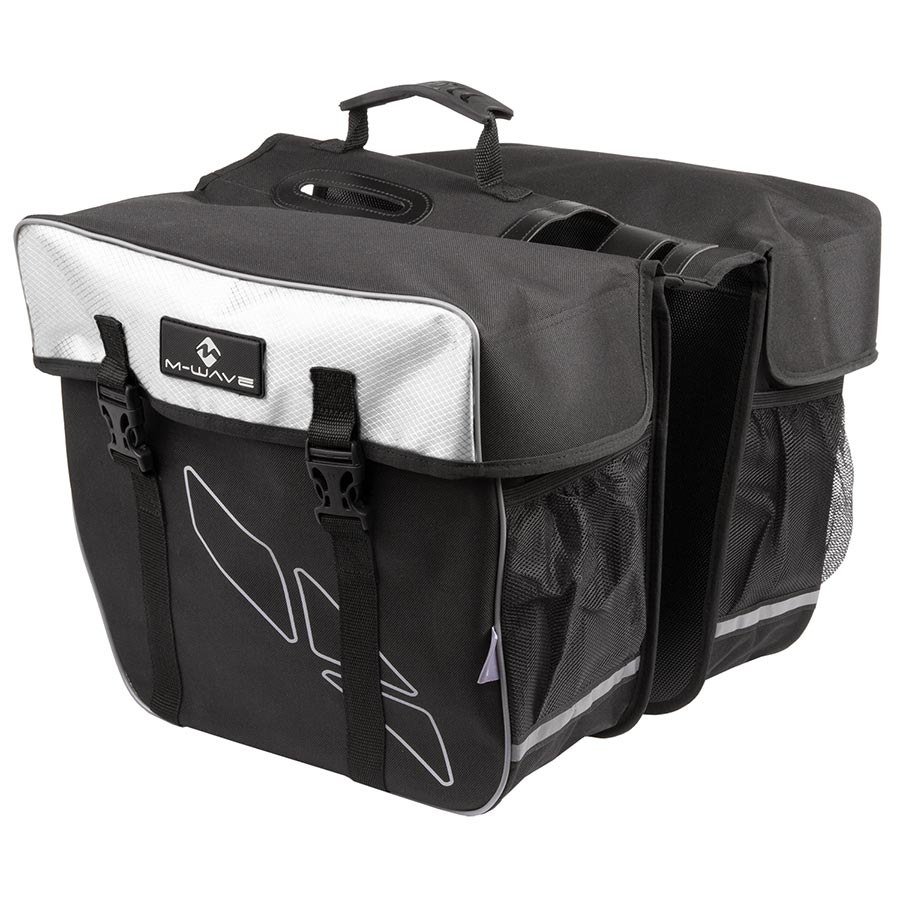 Amsterdam Pannier, Black/White