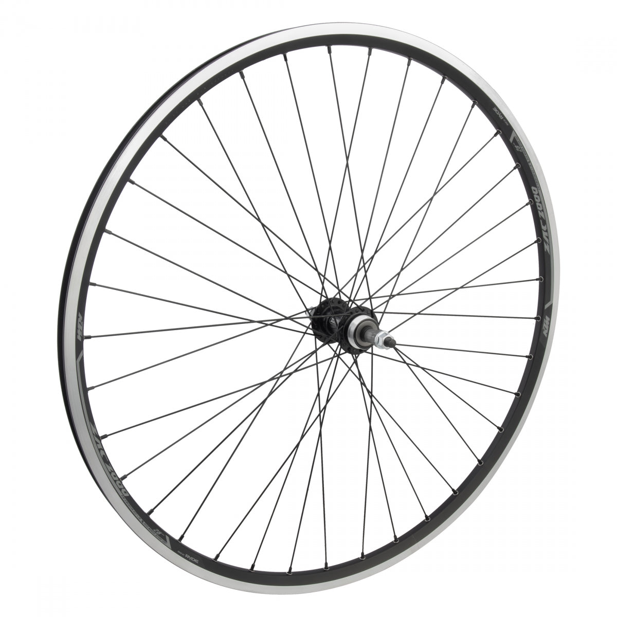 WHL RR 700x35 622x19 RYDE ZAC2000 BK MSW 36 WM MT5000 5/6/7sp BO BK 135mm 14gBK w/EYELETS