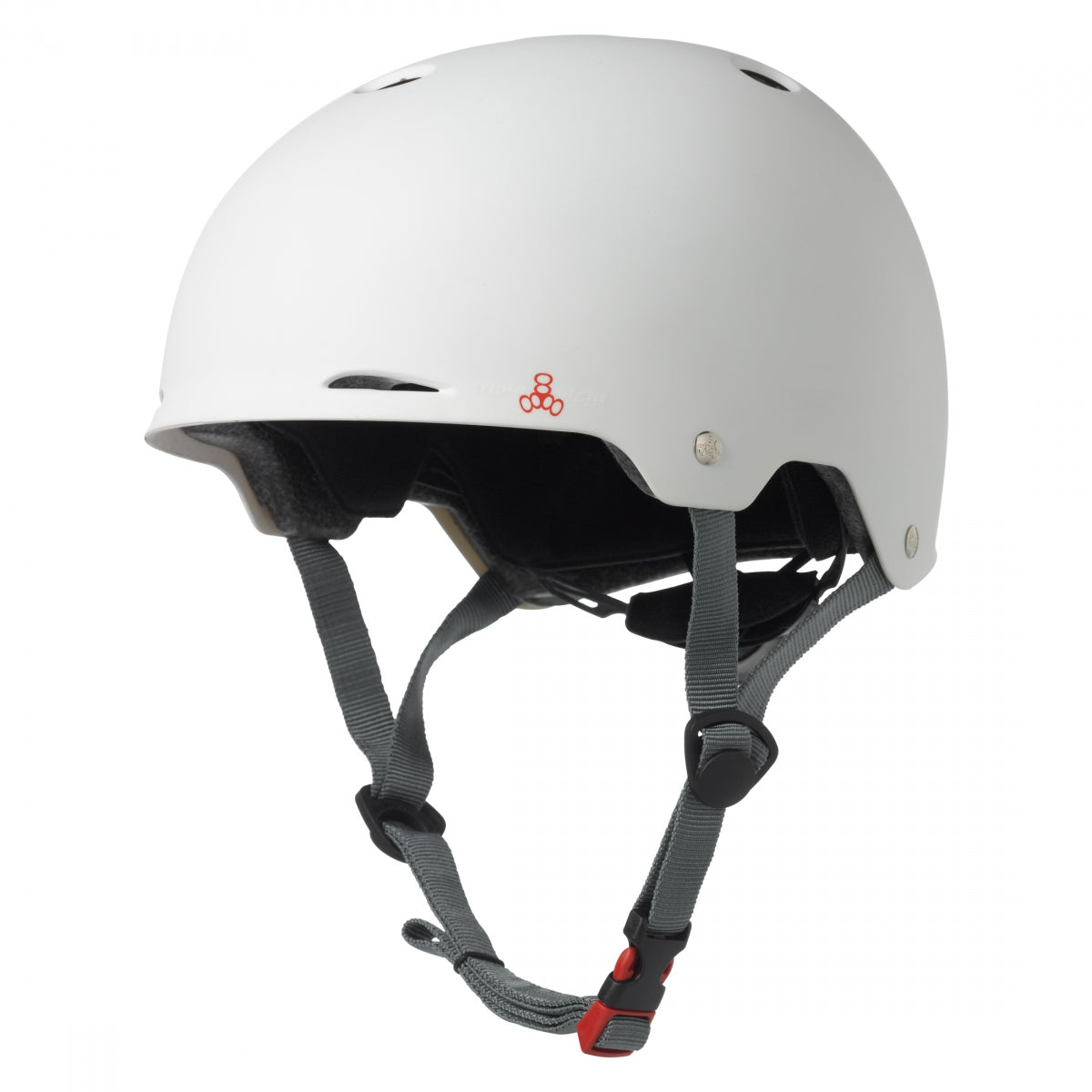HELMET TRIPLE8 GOTHAM DUAL CERT XS-SM WH w/CONEHEAD EPS