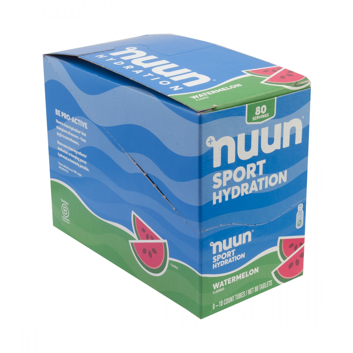 FOOD NUUN ELECTROLYTE ACTIVE WATERMELON BXof8