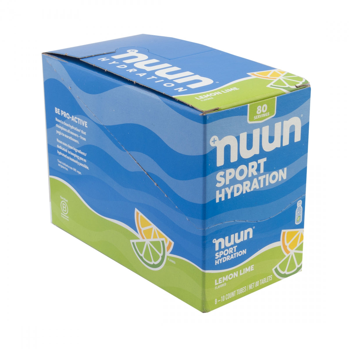 FOOD NUUN ELECTROLYTE ACTIVE LEMON LIME BXof8