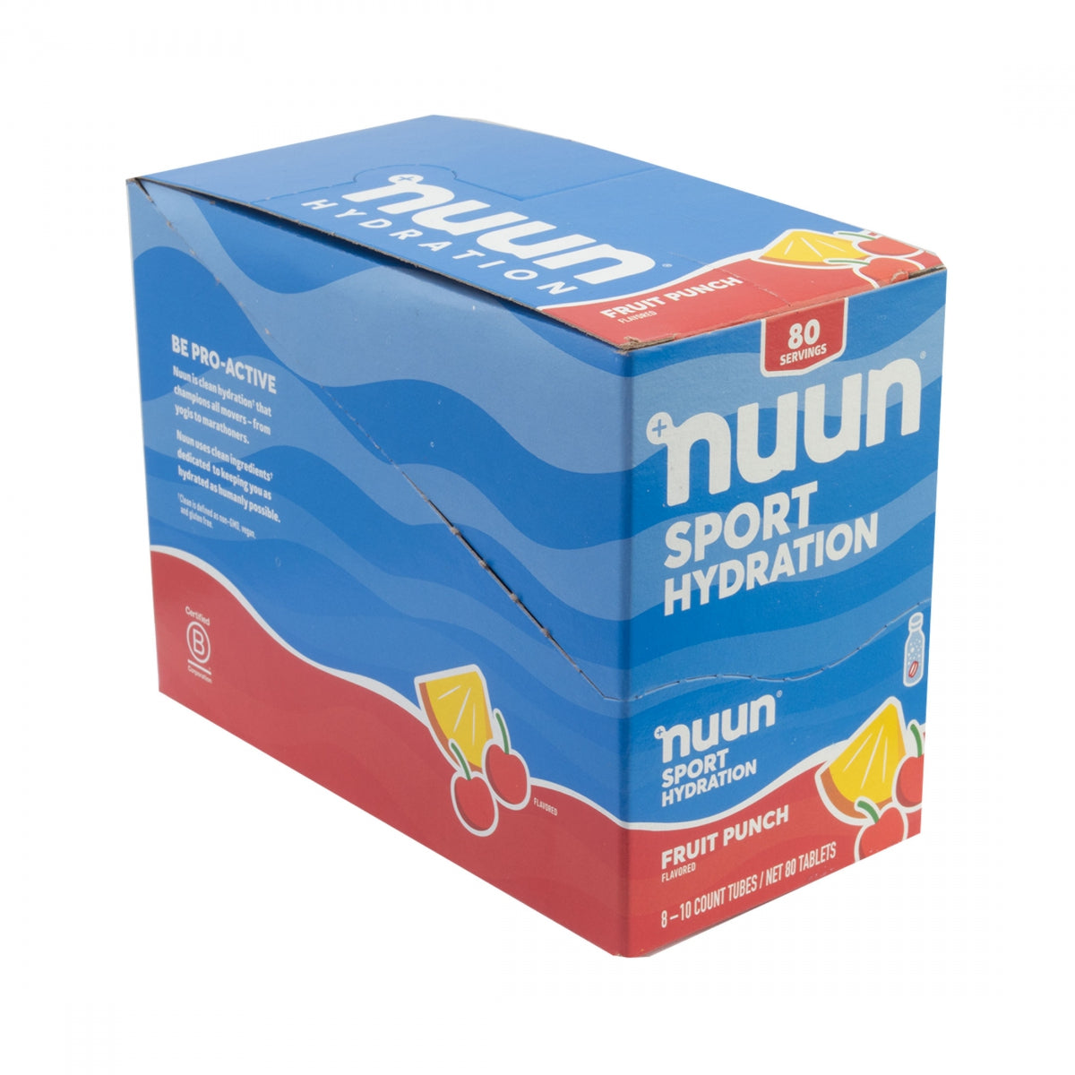 FOOD NUUN ELECTROLYTE ACTIVE FRUIT PUNCHBXof8