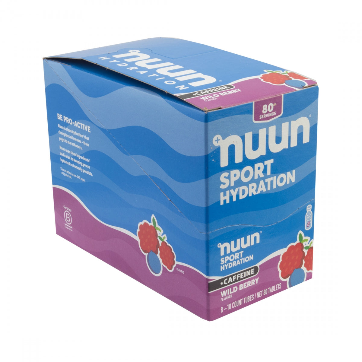 FOOD NUUN ELECTROLYTE ENERGY WILD BERRY BXof8