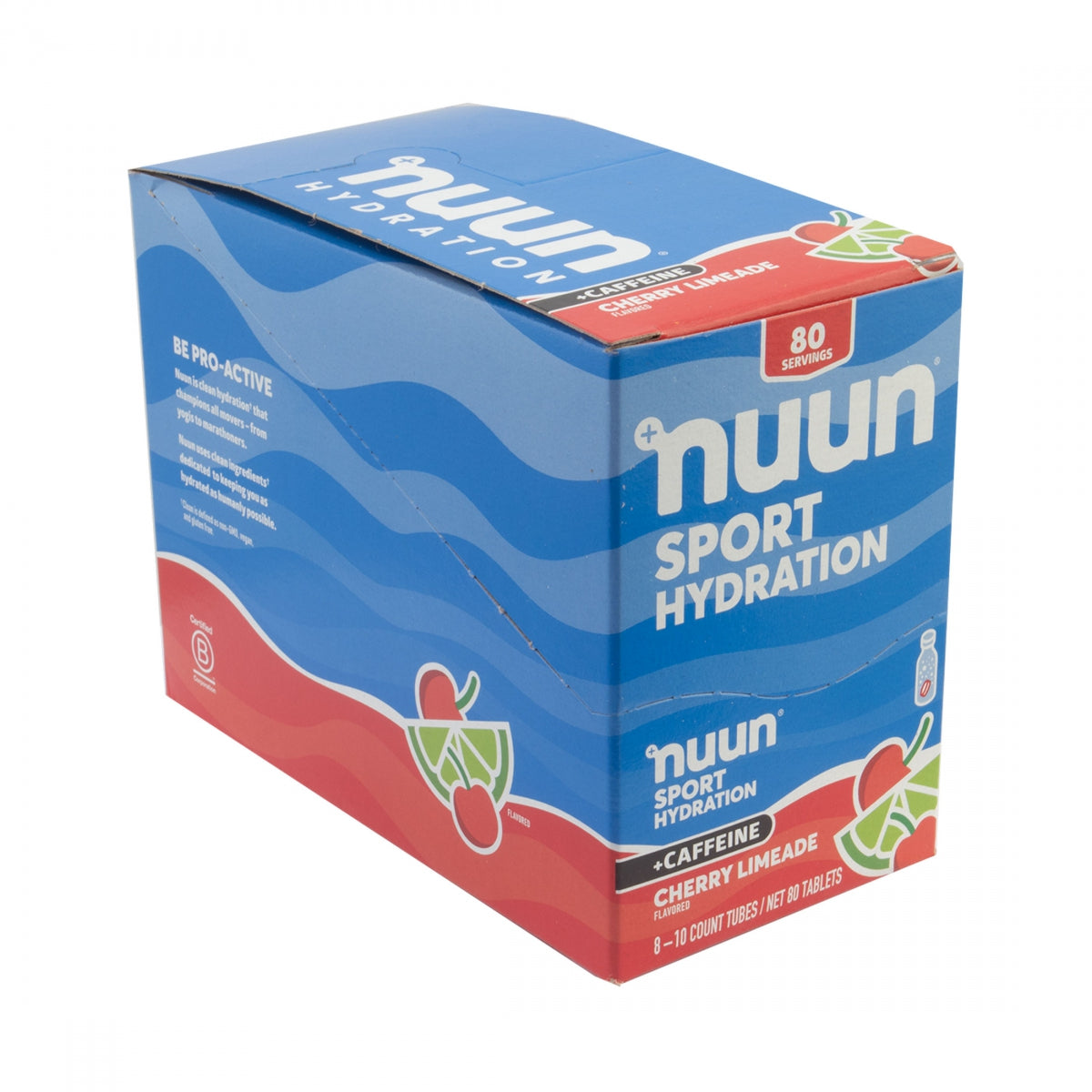 FOOD NUUN ELECTROLYTE ENERGY CHERRY LIMEAID BXof8