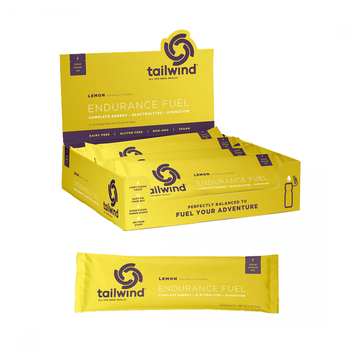 FOOD TAILWIND ENDURANCE FUEL LEMON BXof12 SS
