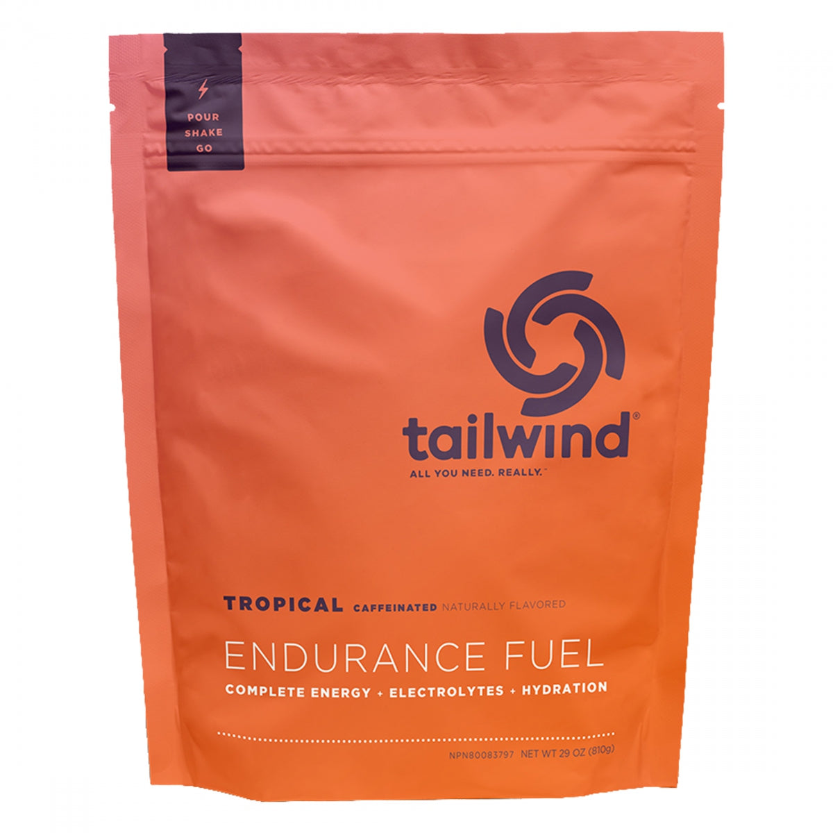 FOOD TAILWIND ENDURANCE FUEL CAFFEINE TROPICAL BUZZ  29OZ BG