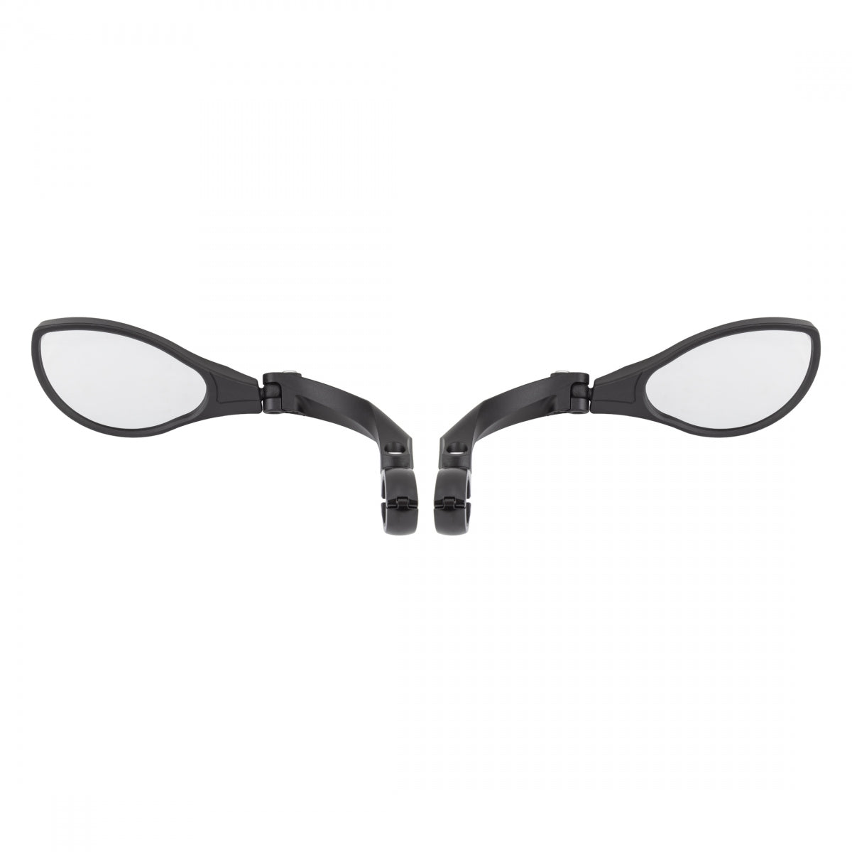 MIRROR SUNLT HIGH IMPACT HD CLAMP-ON PAIR BK