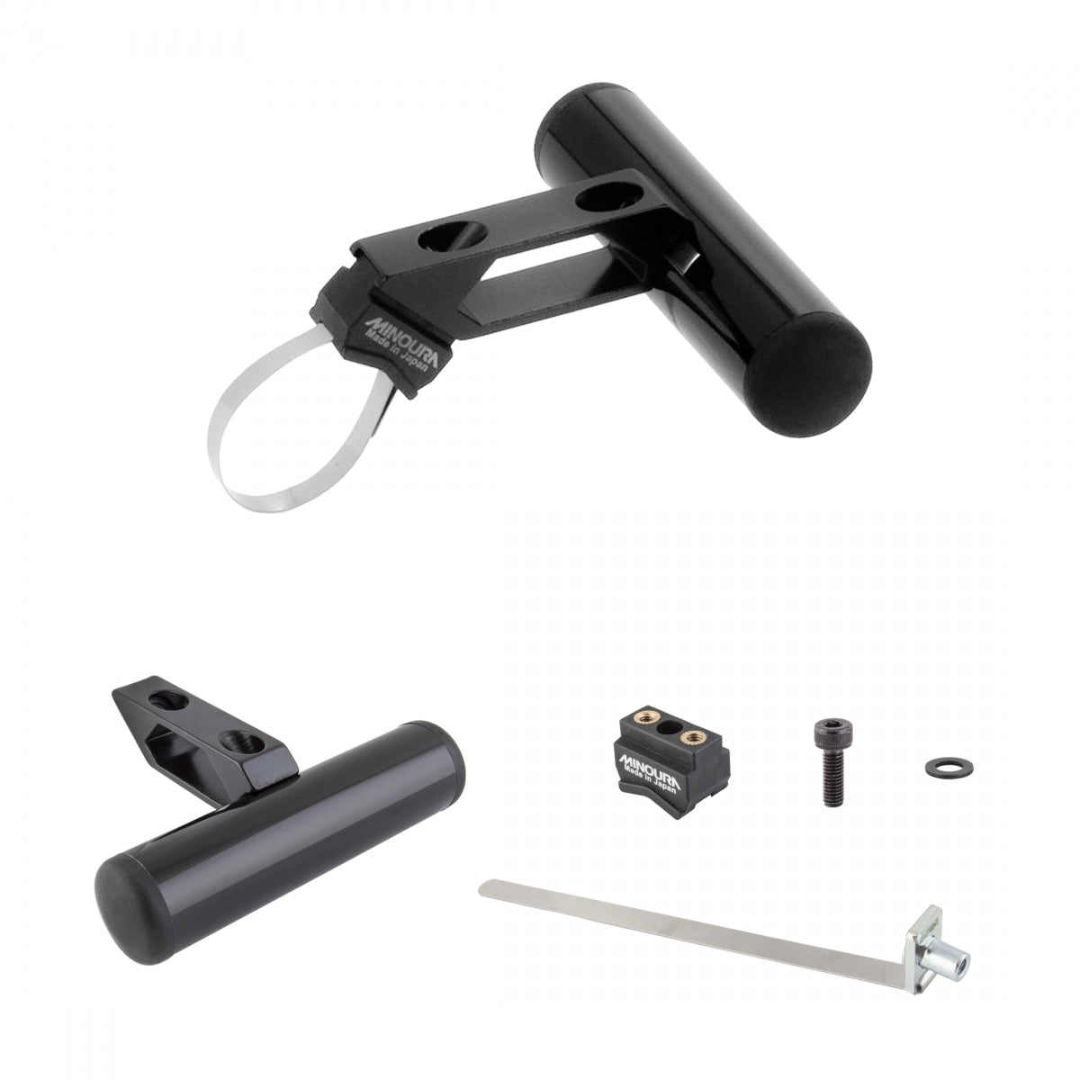 HBAR MOUNT MIN SPACE GRIP SGS-500EB 22-34mm BK