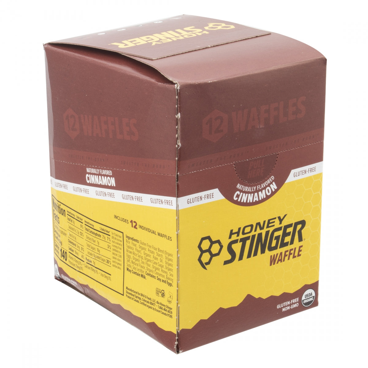 FOOD HS WAFFLE GLUTEN FREE ORGANIC CINNAMON BXof12