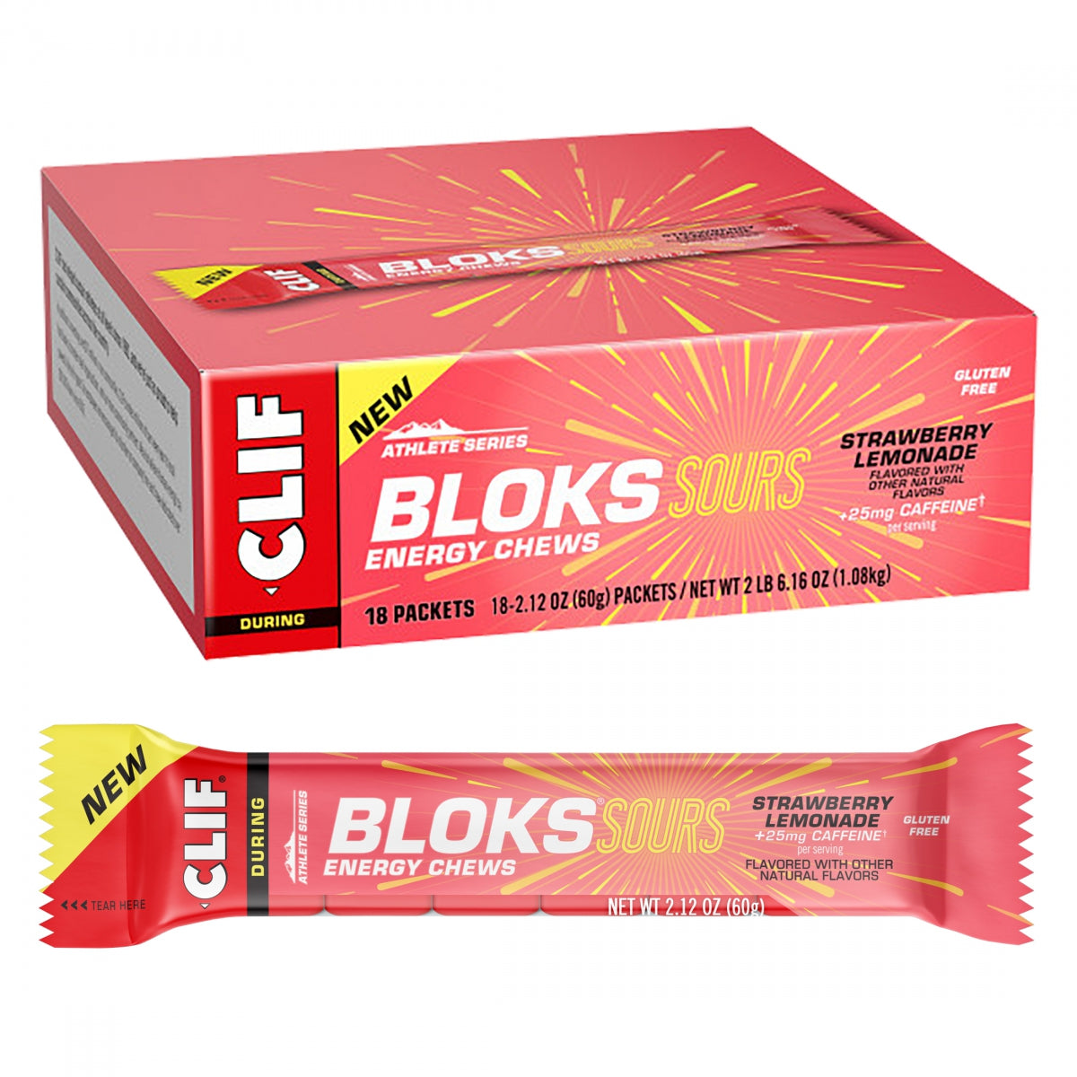 FOOD CLF BLOK STRAWBRY LEMAD BXof18
