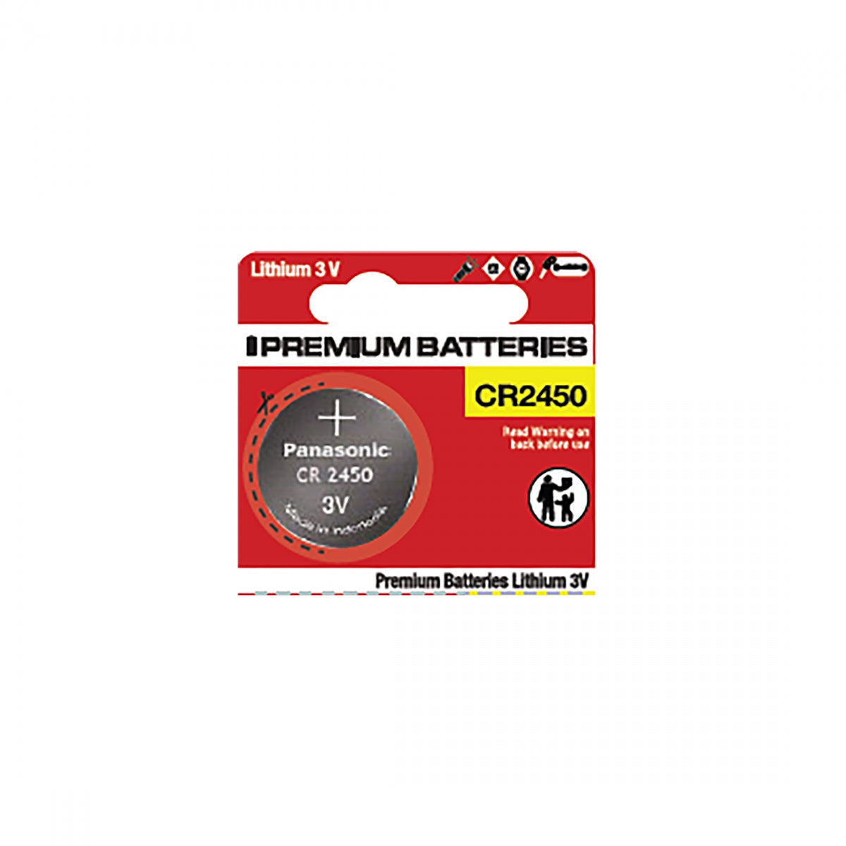 BATTERY PANASONIC LITHIUM CR2450