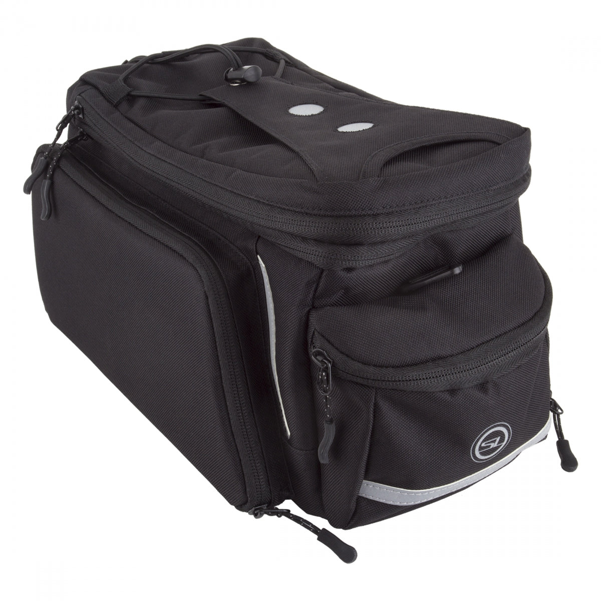 BAG SUNLT RACKPACK MD w/PANR TOPLOAD BK (P)