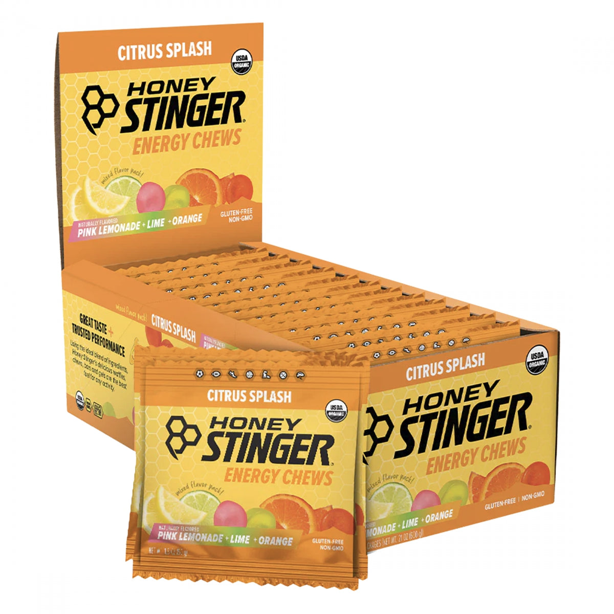 FOOD HS CHEW ORGANIC CITRUS SPLASH BXof12
