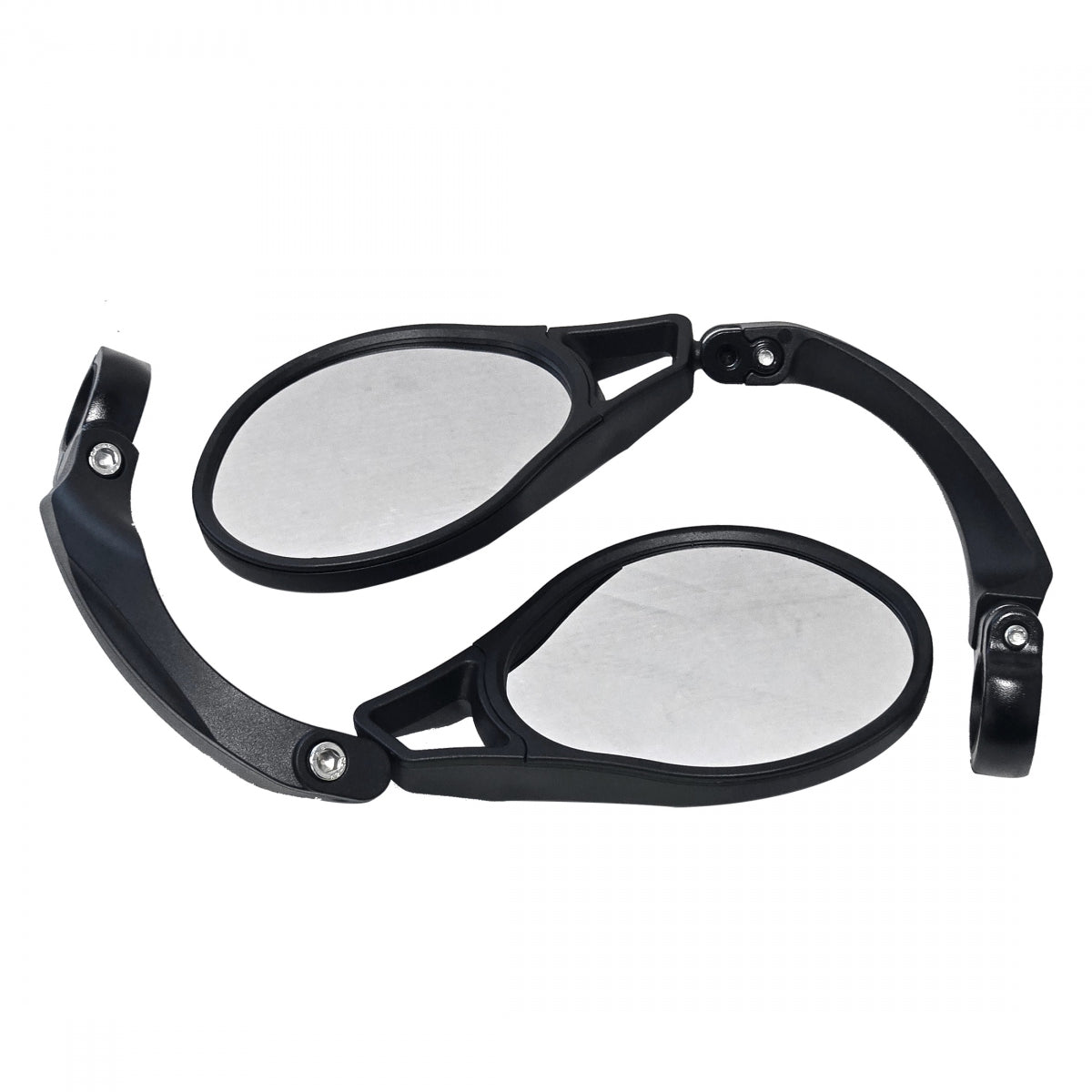 MIRROR SUNLT HIGH IMPACT eHD CLAMP-ON PR BK