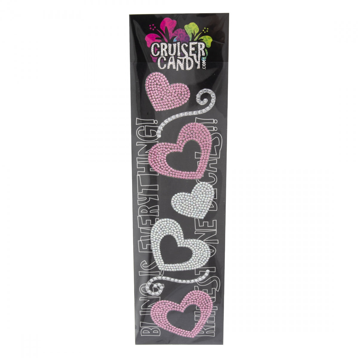 DECAL C-CANDY RHINESTONE HEARTS
