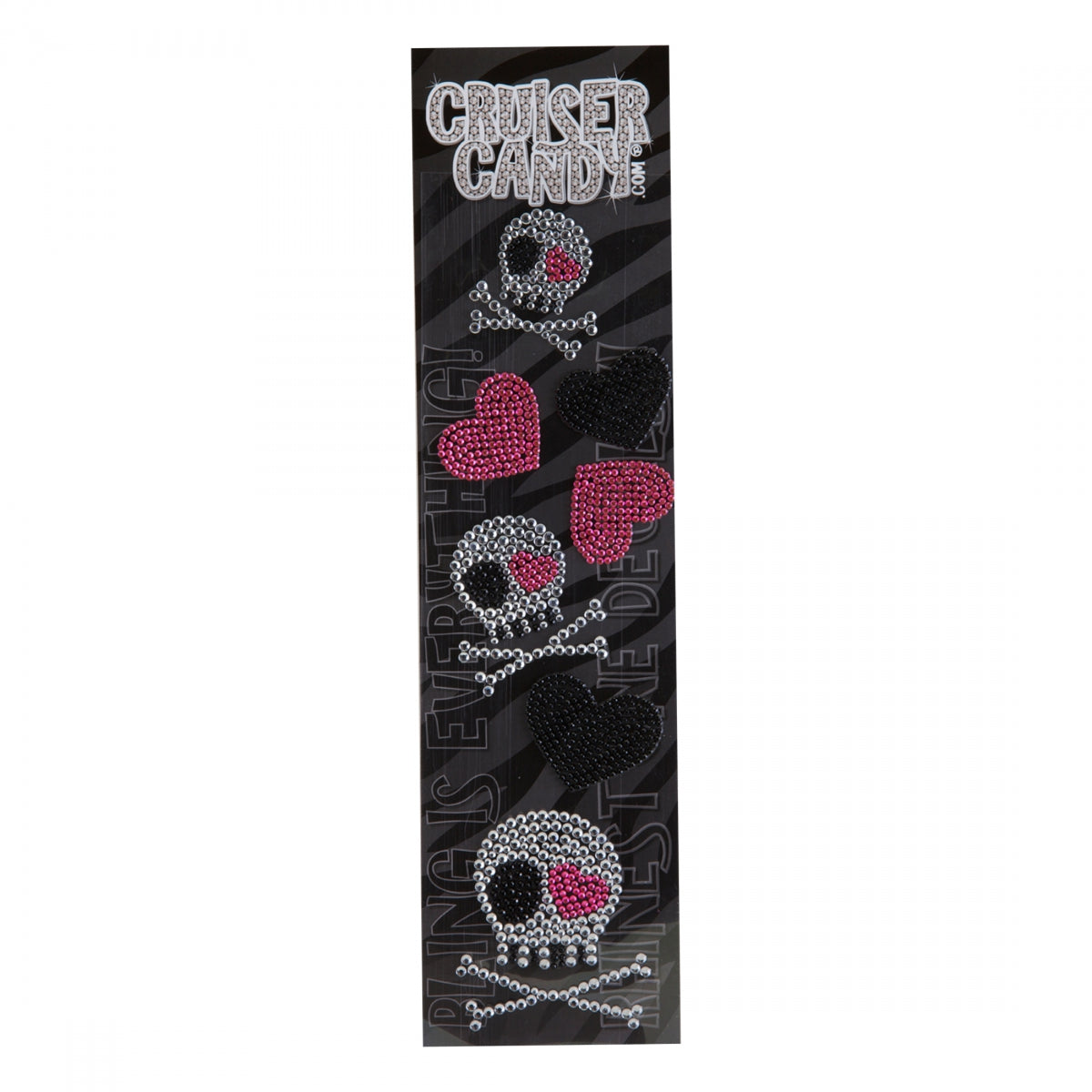 DECAL C-CANDY RHINESTONE SKULLS