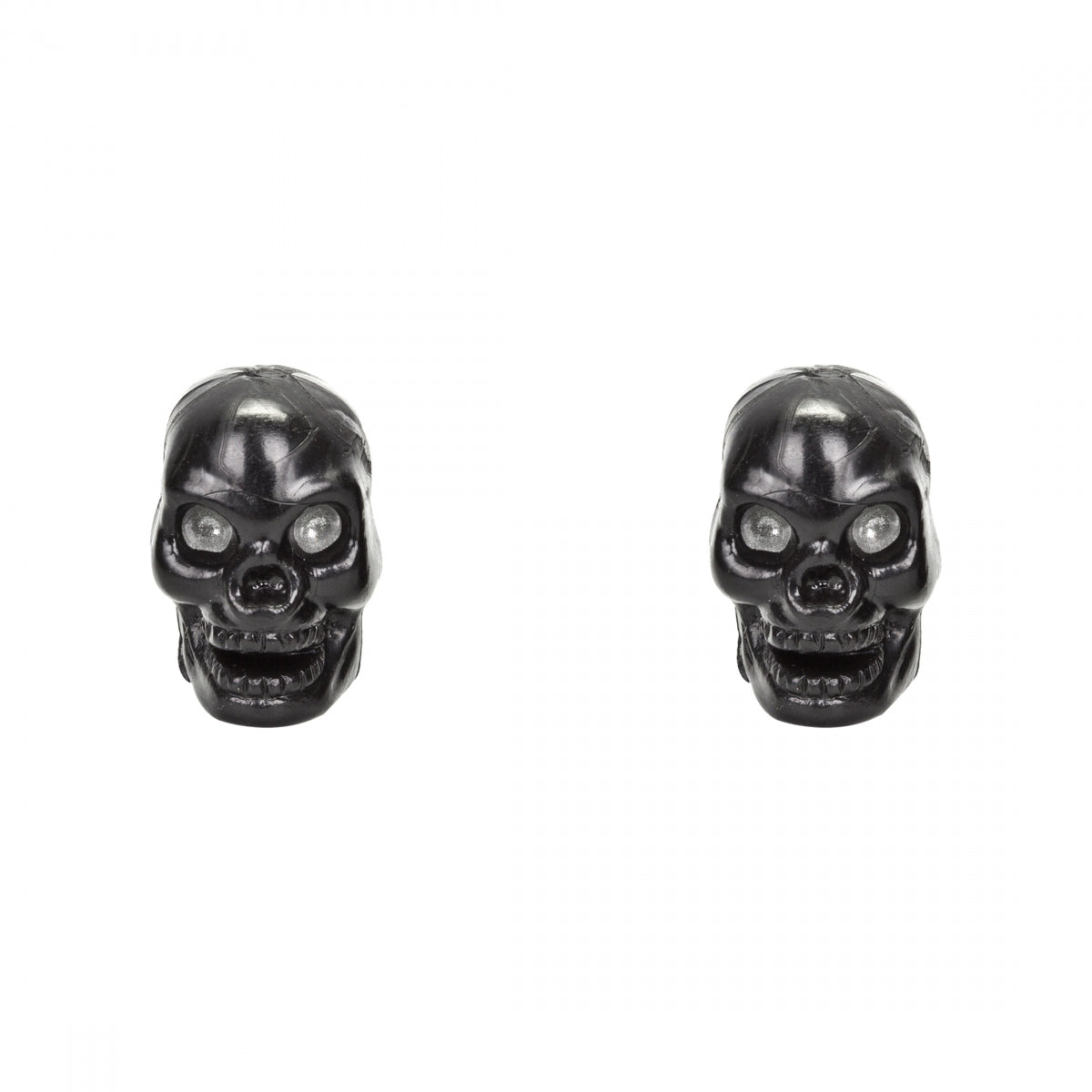 VALVE CAPS TRIKTOPZ SKULL ONLY BK 1pr/PK