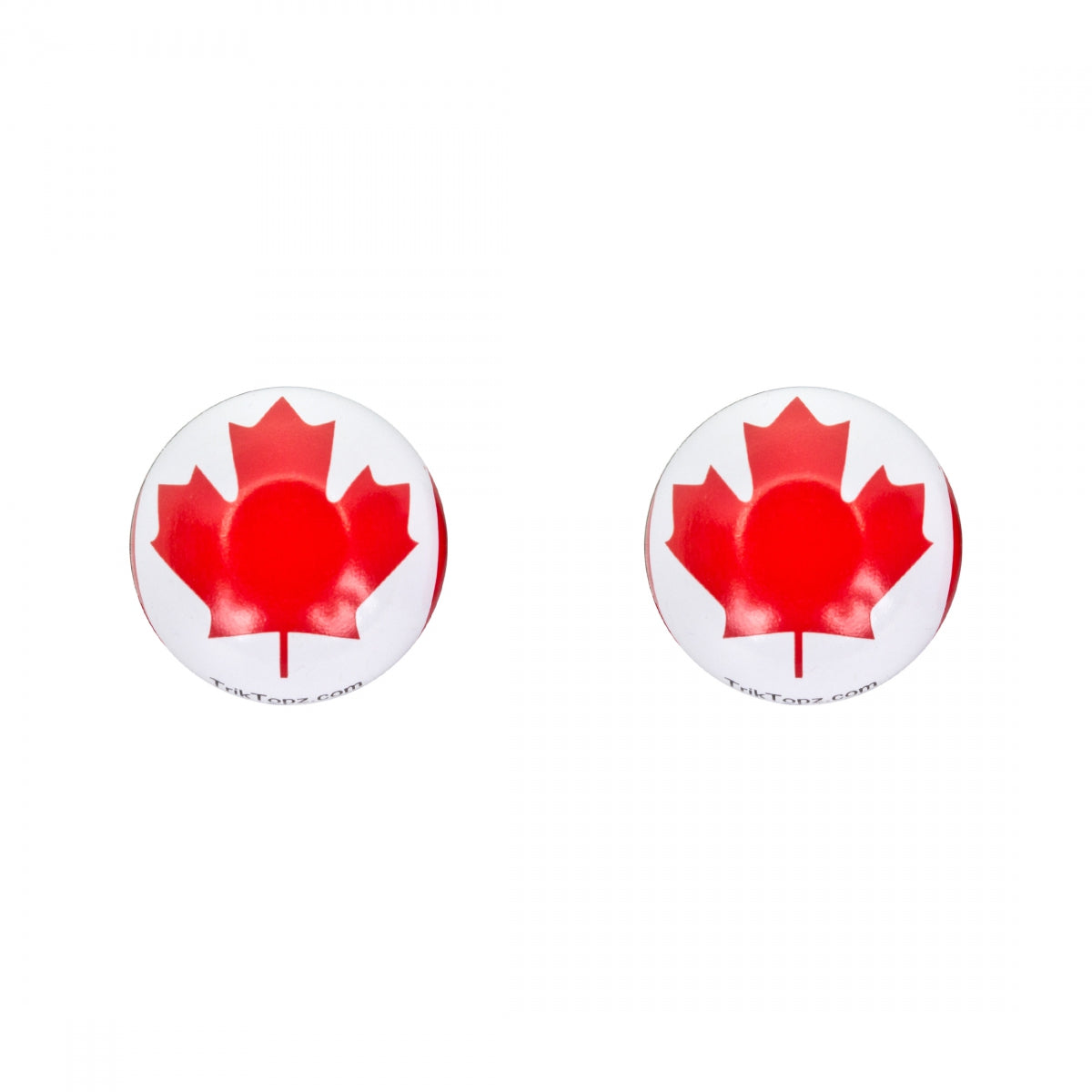 VALVE CAPS TRIKTOPZ FLAG CANADA 1pr/PK